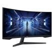 34" Samsung Odyssey G55T ívelt LCD monitor fekete (LC34G55TWWPXEN)