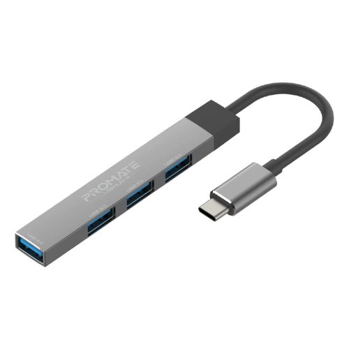 Promate USB-C 4in1 HUB szürke (LITEHUB-4.GREY)