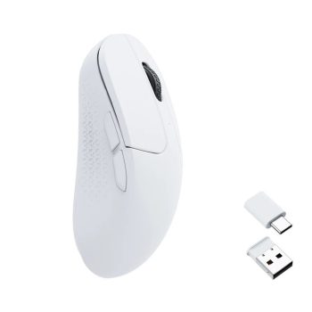   Keychron M3 Mini Bluetooth / vezeték nélküli egér fehér (M3M-A3)