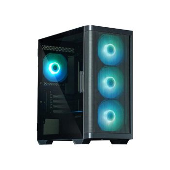 Zalman M4 Black táp nélküli ablakos mATX ház fekete