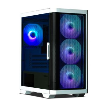Zalman M4 WHITE táp nélküli ablakos mATX ház fehér