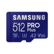Samsung PRO Plus 512GB microSDXC memórakártya + kártyaolvasó (MB-MD512KB/WW)