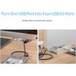 Orico 4x USB 3.0 Hub ezüst (MH4PU-SV)
