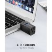 Orico 1x USB 3.0 + 2x USB 2.0 Hub fekete (MINI-U32-BK)