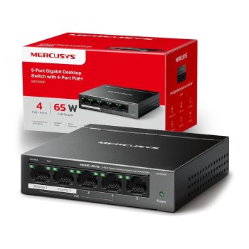 MERCUSYS 5 portos POE+ switch (MS105GP)