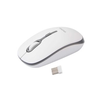   Meetion R547 vezeték nélküli egér fehér-szürke (MT-R547WH+GRAY)
