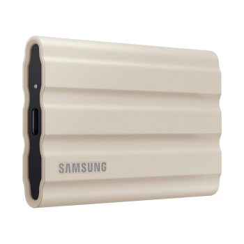   1TB Samsung T7 Shield külső SSD meghajtó bézs (MU-PE1T0K/EU)