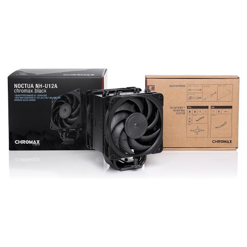 Noctua NH-U12A chromax.black univerzális CPU hűtő