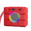 BOROFONE BR16 GAGE VEZETÉK NÉLKÜLI BLUETOOTH HANGSZÓRÓ PIROS
