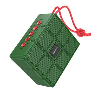   BOROFONE BR16 GAGE VEZETÉK NÉLKÜLI BLUETOOTH HANGSZÓRÓ SÖTÉTZÖLD
