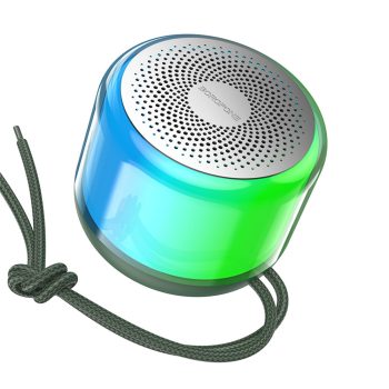   BOROFONE BR28 JOYFUL VEZETÉK NÉLKÜLI BLUETOOTH HANGSZÓRÓ SÖTÉTZÖLD
