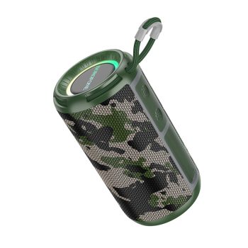   BOROFONE BR37 VEZETÉK NÉLKÜLI BLUETOOTH HANGSZÓRÓ NOBLE TEREPSZÍNŰ ZÖLD
