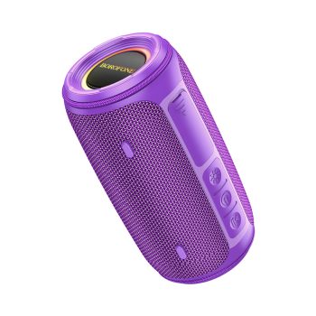   BOROFONE BR38 VEZETÉK NÉLKÜLI BLUETOOTH HANGSZÓRÓ SZABADON FOLYÓ LILA
