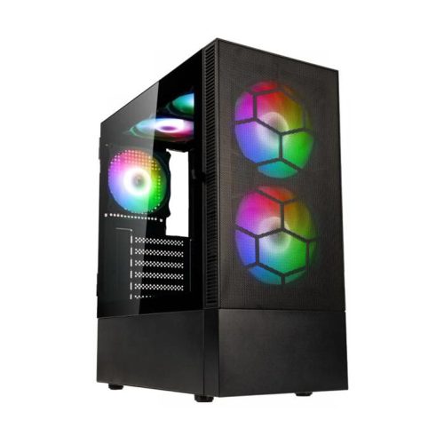 Kolink Observatory MX Glass ARGB táp nélküli ablakos ház fekete