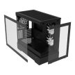 Zalman P30 BLACK táp nélküli ablakos mATX ház fekete