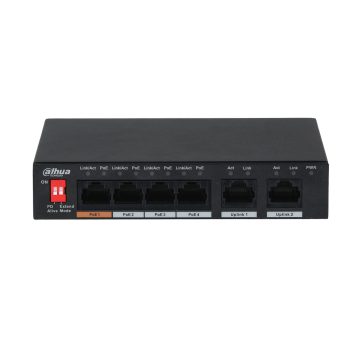 Dahua 4 portos PoE switch 60W (PFS3006-4ET-60-V2)