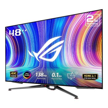 48" ASUS ROG Swift PG48UQ LCD monitor fekete