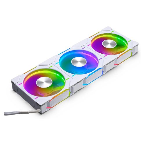 Phanteks PH-F120D30 120MM Regular ház hűtő ventilátor fehér 3db (PH-F120D30_DRGB_PWM_WT01_3P)