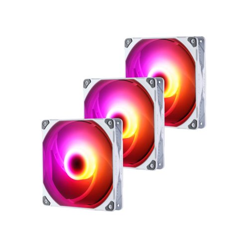 Phanteks PH-F140M25 140MM ház hűtő ventilátor fehér 3db (PH-F140M25_DRGB_PWM_WT01_3P)