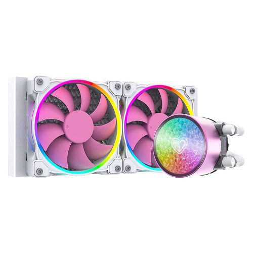 ID-Cooling PINKFLOW 240 DIAMOND PURPLE univerzális CPU vízhűtés