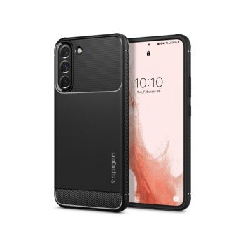   Etui SPIGEN Rugged Armor ACS03986 Samsung Galaxy S22 matt Fekete