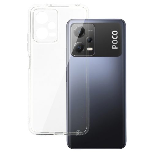 Hátsó tok 2 mm   XIAOMI REDMI NOTE 12 5G/POCO X5 átlátszó  