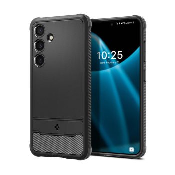  Etui SPIGEN Rugged Armor ACS07346 Samsung Galaxy S24  matt Fekete
