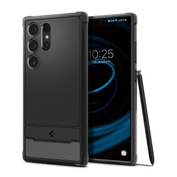   Etui SPIGEN Rugged Armor ACS07286 do Samsung Galaxy S24 Ultra Fekete