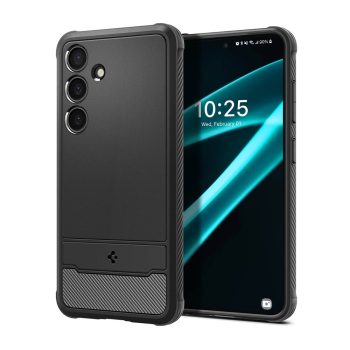   Etui SPIGEN Rugged Armor ACS07326 do Samsung Galaxy S24 Plus matt Fekete