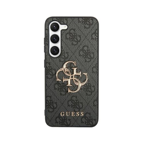 Eredeti Etui GUESS keménytok 4G nagy fém logó GUHCS24L4GMGGR do Samsung Galaxy S24 Ultra Fekete