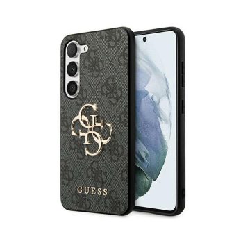   Eredeti GUESS keménytok 4G Case Big Metal Logo GUHCSA354GMGGR Samsung Galaxy A35 Fekete