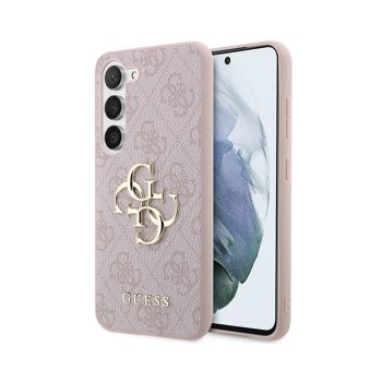   Eredeti GUESS keménytok 4G Big Metal Logo tok GUHCSA354GMGPI Samsung Galaxy A35 rózsaszín