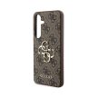Eredeti GUESS keménytok 4G Case Big Metal Logo GUHCSA554GMGBR Samsung Galaxy A55 barna