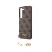 Eredeti GUESS keménytok 4G Charms Collection GUHCSA55GF4GBR tok Samsung Galaxy A55 barna