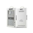 Eredeti DKNY keménytokos bőr Mono Stripe & Metal Logo DKHCP15SPRTHSLE tok Iphone 15/14/13 bézs