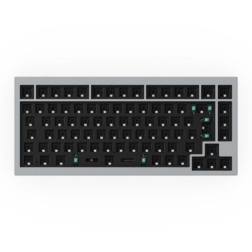 Keychron Q1 Swappable RGB Backlight ISO gaming barebone billentyűzet szürke (Q1-E2)
