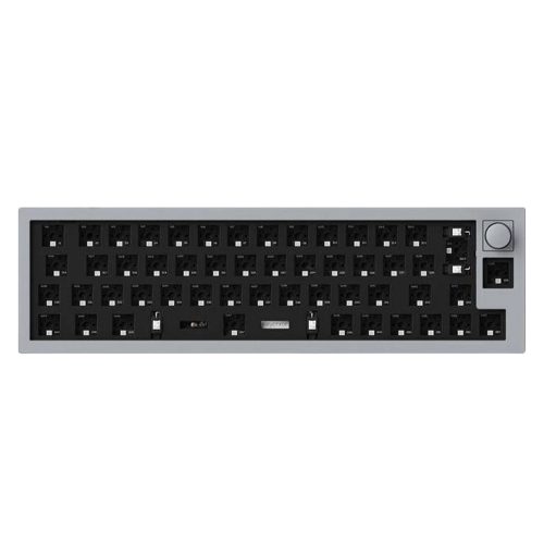 Keychron Q9 Swappable RGB Backlight Knob ISO barebone billentyűzet szürke (Q9-F2)