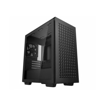   Deepcool CH370 táp nélküli ablakos Micro ATX ház fekete (R-CH370-BKNAM1-G-1)
