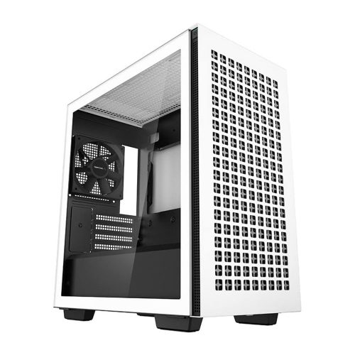Deepcool CH370 WH táp nélküli ablakos Micro ATX ház fehér (R-CH370-WHNAM1-G-1)