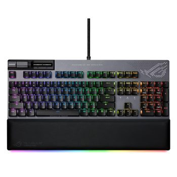   ASUS ROG Strix Flare II Animate ROG NX Red mechanikus Gamer billentyűzet 90MP02E6-BKHA00