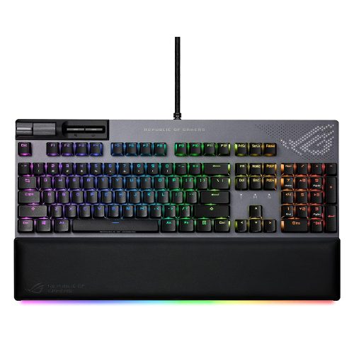 ASUS ROG Strix Flare II Animate ROG NX Red mechanikus Gamer billentyűzet 90MP02E6-BKHA00