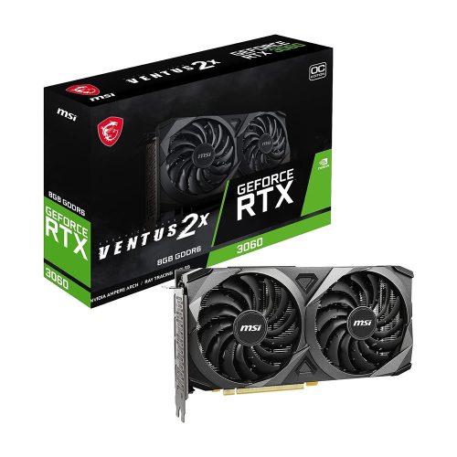 MSI GeForce RTX 3060 8GB VENTUS 2X OC Videokártya