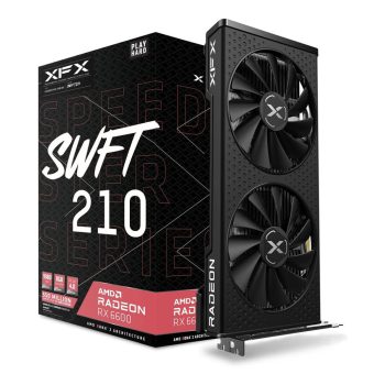   XFX Radeon RX 6600 8GB Speedster SWFT 210 videokártya (RX-66XL8LFDQ)