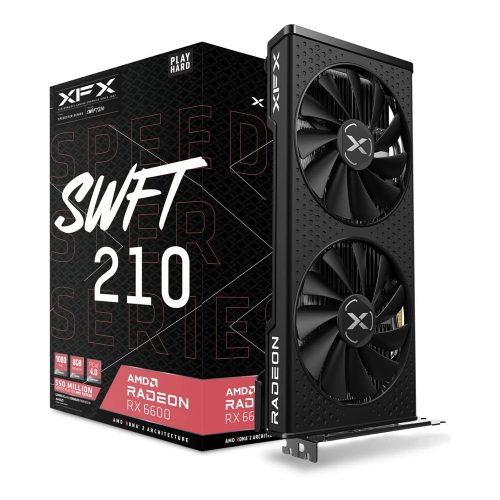 XFX Radeon RX 6600 8GB Speedster SWFT 210 videokártya (RX-66XL8LFDQ)