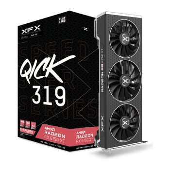  XFX Radeon RX 6750 XT 12GB SPEEDSTER QICK 319 videokártya (RX-675XYJFDP)