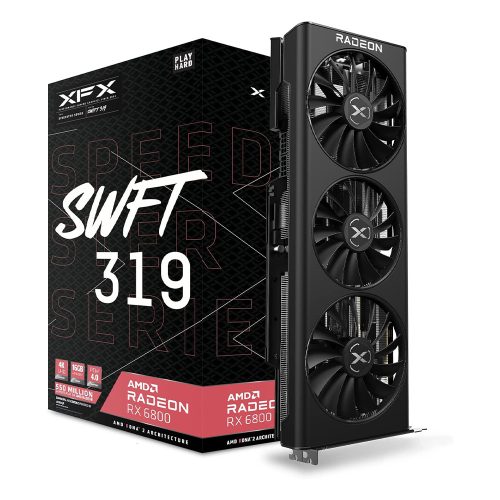 XFX Radeon RX 6800 16GB Speedster SWFT 319 videokártya (RX-68XLAQFD9)