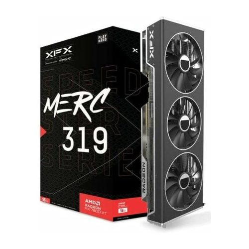 XFX Radeon RX 7800 XT 16GB Speedster MERC 319 Black Edition videokártya (RX-78TMERCB9)