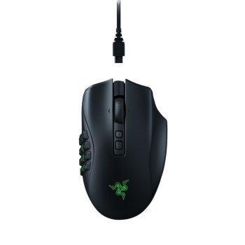   Razer Naga V2 Pro vezeték nélküli Gaming egér fekete (RZ01-04400100-R3G1)