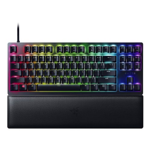 Razer Huntsman V2 Tenkeyless Linear Optical Switch (Red) US billentyűzet fekete (RZ03-03940100-R3M1)