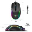 Spirit Of Gamer ELITE-M30 Gaming egér fekete (S-EM30)